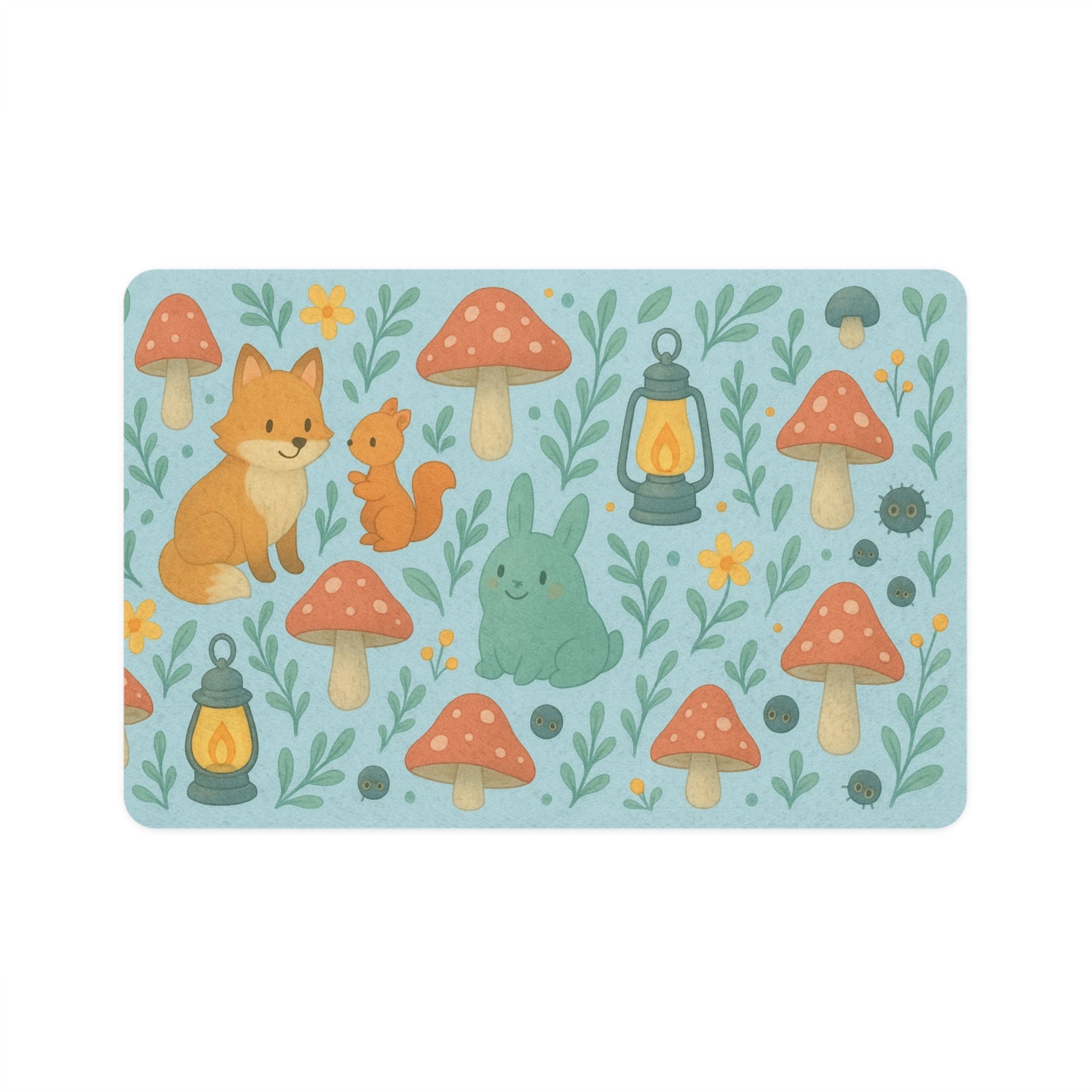 Forest Frolic Mess-Free Pet Feeding Mat
