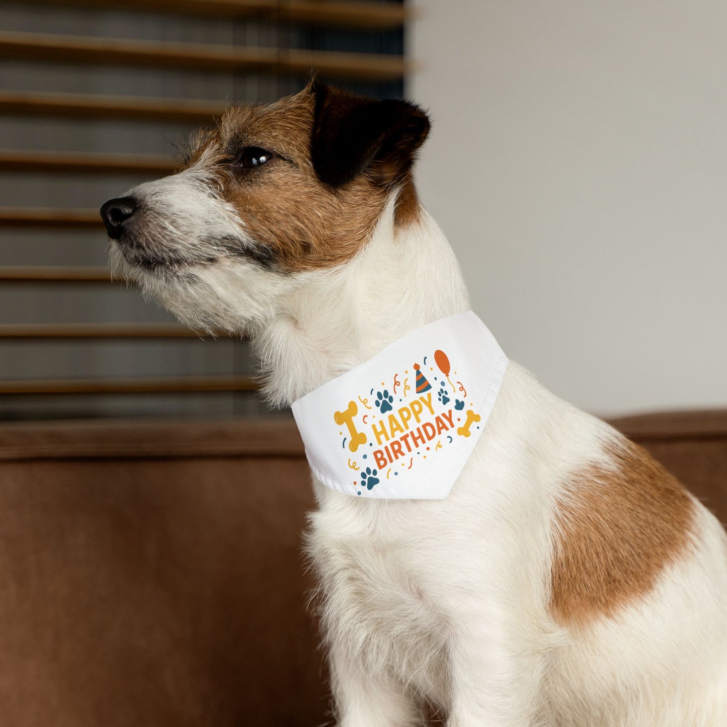 Happy Birthday Pet Bandana Collar, Cute Dog Birthday Accessory, Pet Party Gear, Dog Celebration Wear, Furry Friend Gift