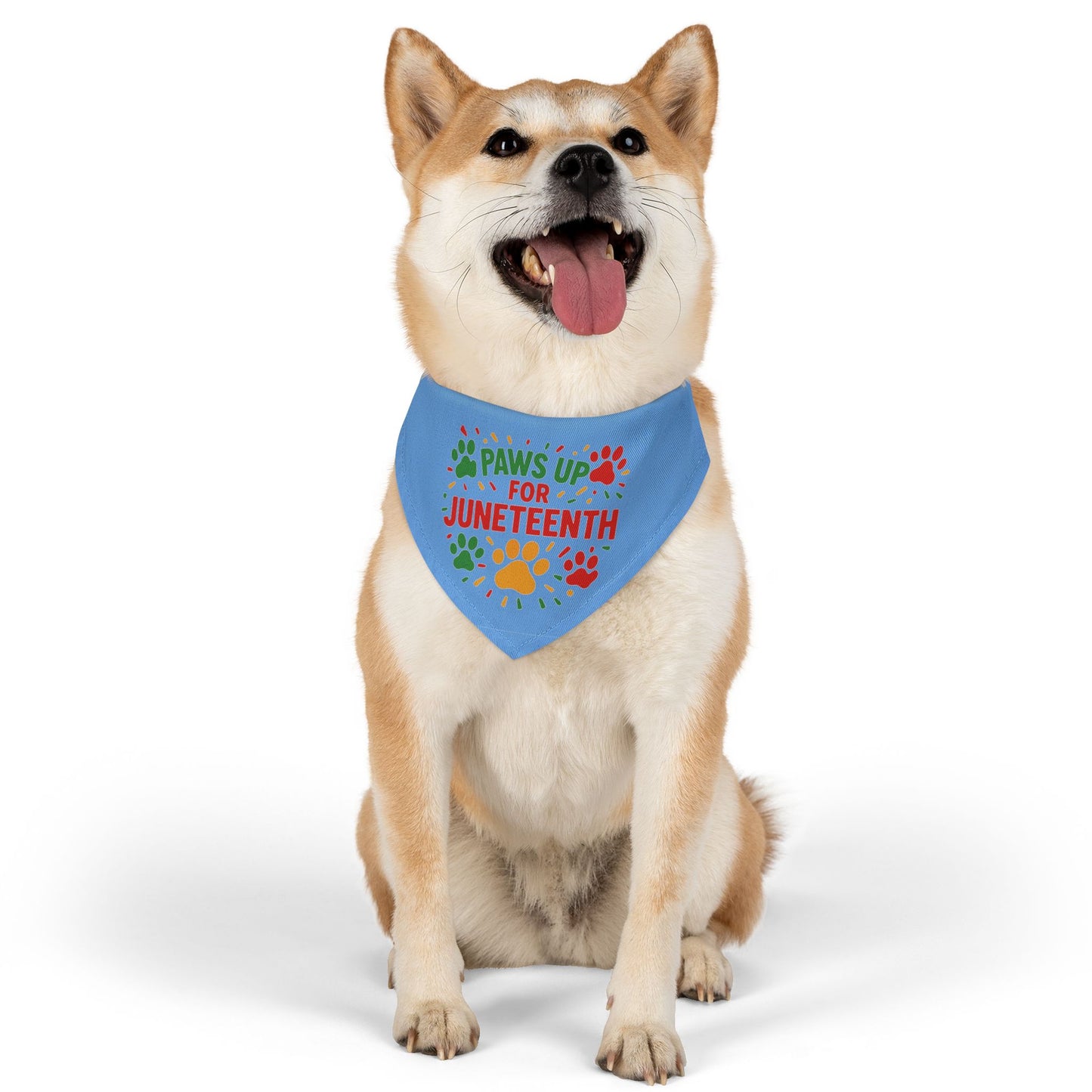 Juneteenth Pet Bandana Collar, Celebrate Freedom with Your Dog, Dog Fashion Accessory, Pet Celebration Wear, Holiday Pet Gift