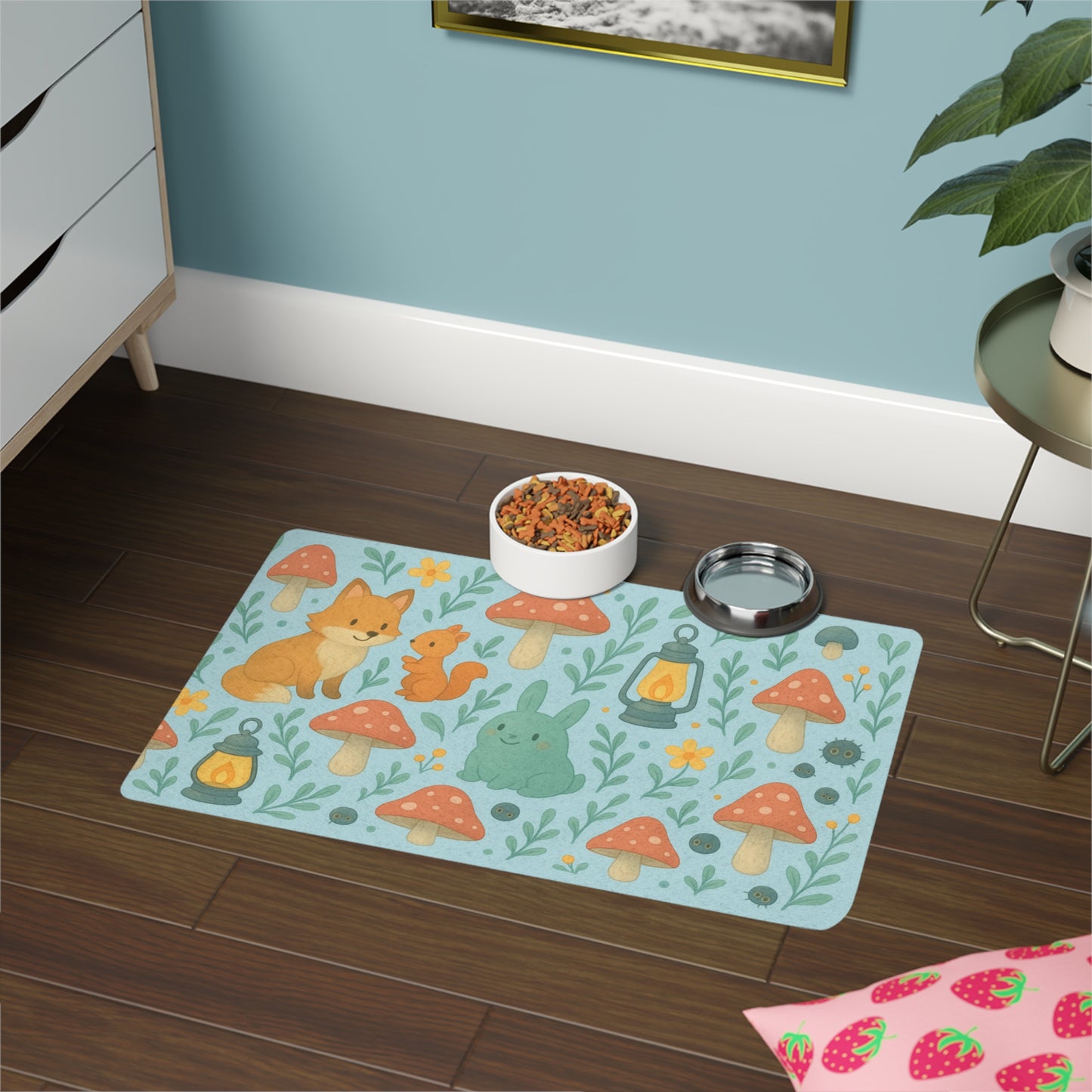Forest Frolic Mess-Free Pet Feeding Mat