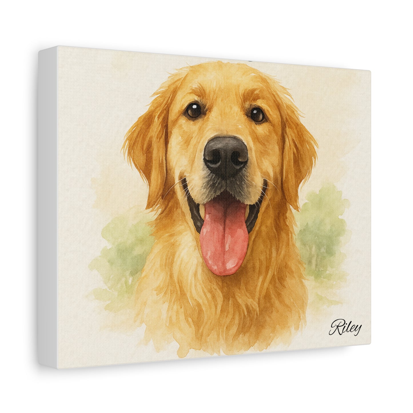 Custom Dog Portraits Using Pet Photo | Personalized Digital Dog Portraits Cat Portraits | Custom Dog Portraits | Custom Pet Memorial Art | Personalized Pet Wall Art on Canvas